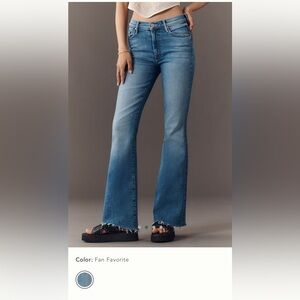 MOTHER Women's Flare Jeans in Blue